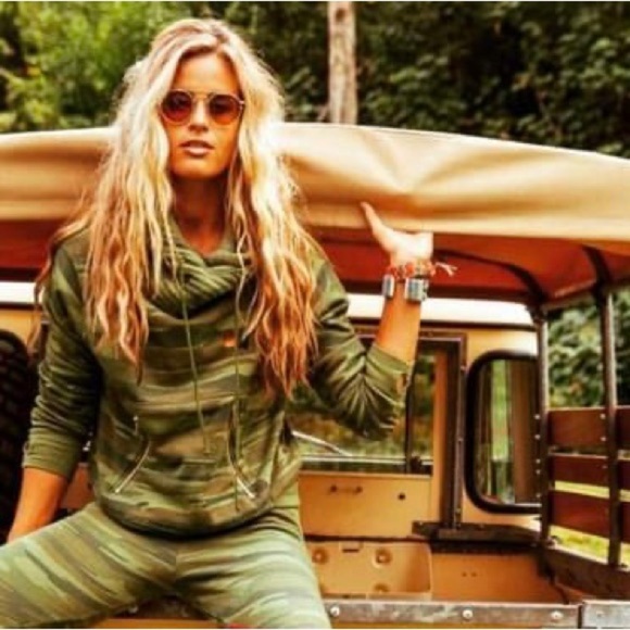 Aviator Nation Camo Ninja Pullover Hoodie - Picture 13 of 17